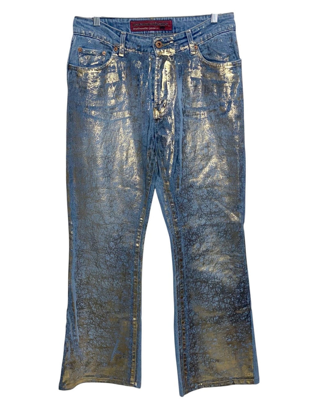 Vintage Parasuco Jeans Womens 30X31 Stretch Denim 90s Y2K Made in Italy Bootcut